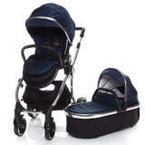 Комбинирана Количка 2 В 1 Mystic Royal Blue Silver Zopa