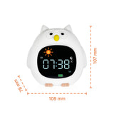 Нощна Лампа Часовник И Аларма Owl Zopa