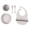 Силиконов Комплект За Хранене Dove Grey Zopa