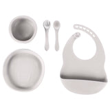 Силиконов Комплект За Хранене Dove Grey Zopa