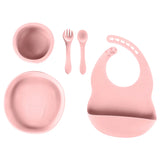 Силиконов Комплект За Хранене Old Pink Zopa