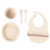 Силиконов Комплект За Хранене Sand Beige Zopa