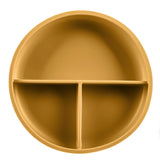 Силиконова Чиния С Разеления И Вакуум Mustard Yellow Zopa