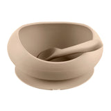 Силиконова Купа С Вакуум + Лъжица Sand Beige Zopa