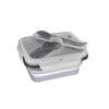 Силиконова Кутия За Обяд С Лъжица Small Dove Grey Zopa