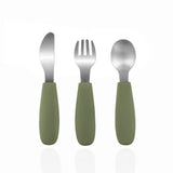 Силиконови Детски Прибори Forest Green Zopa