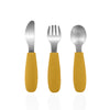 Силиконови Детски Прибори Mustard Yellow Zopa