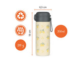 Термо Бутилка Със Силиконова Дръжка И Накрайник За Пиене 350 Ml Wild Gepard Zopa