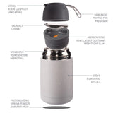 Термос За Храна Със Силиконов Държач 620 Ml City Zopa