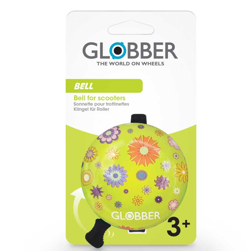 Звънец За Детски Тротинетки И Триколки Globber - Лайм