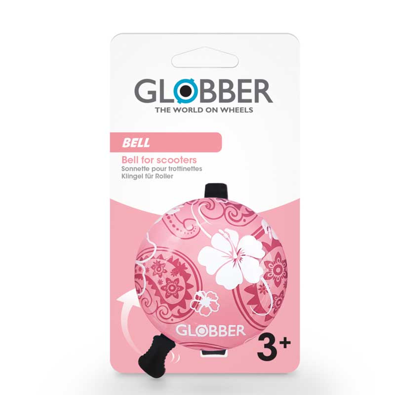 Звънец За Детски Тротинетки И Триколки Globber - Пастелно Розов