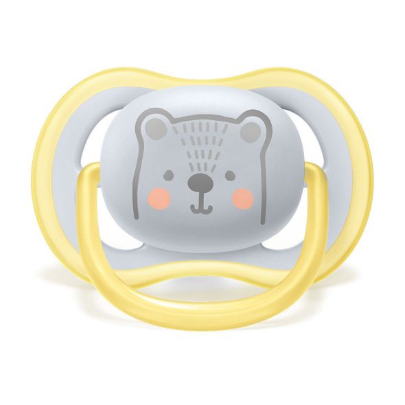 Залъгалка - Ultra Air + СтерилизаторнаКутия (6-18М) Мече - Залъгалки - Philips Avent - BebeMama