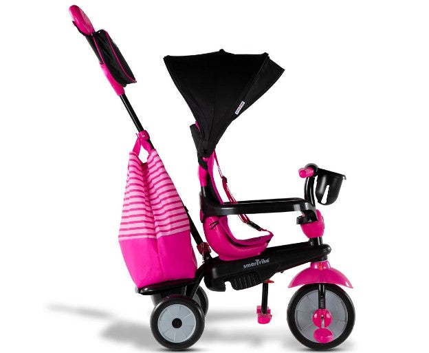 Детска Триколка Smartrike 4-В-1 Swing Dlx, Розова --- BebeMama