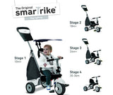 Детска Триколка Smartrike 4-В-1 Vanilla Plus, Черно И Бяло --- BebeMama