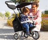 Детска Триколка Smartrike 4-В-1 Vanilla Plus, Черно И Бяло --- BebeMama