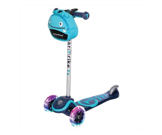 Детски Скутер Smartrike Т3, Син - Тротинетки - Smartrike - BebeMama