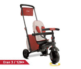 Сгъваема Триколка Smartfold 7-В-1, Червена --- BebeMama