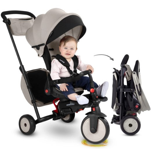 Сгъваема Триколка 7-В-1 Smartfold Str7 J, Сив Цвят - Триколки - Smartrike - BebeMama