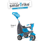 Триколка Smartrike 4-В-1 Swing Dlx, Сивo/Синя --- BebeMama