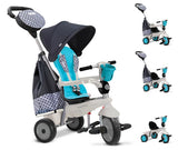 Триколка Smartrike 5-В-1 Deluxe, Синя --- BebeMama