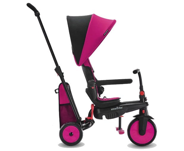 Сгъваема Триколка 6-В-1 Smartrike Str3, Розова --- BebeMama