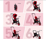 Сгъваема Триколка 6-В-1 Smartrike Str3, Червена --- BebeMama