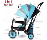 Сгъваема Триколка 6-В-1 Smartrike Str3, Синя --- BebeMama