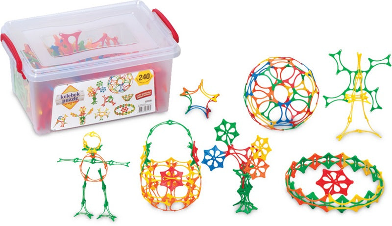 Конструктор Пеперуда Пъзел 240 Ел. 24Х17Х12 - Строители, Мозайки И Конструктори - Thesmileofyourbaby - BebeMama