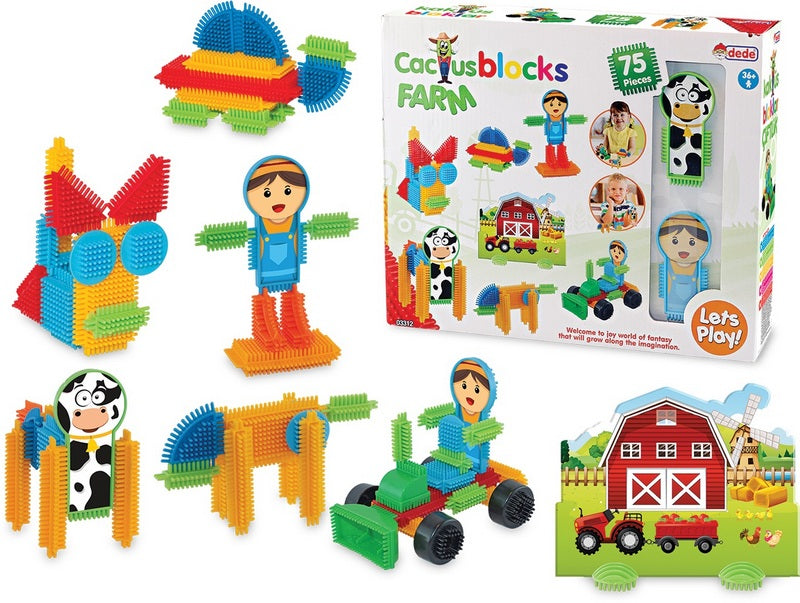 Конструктор Кактус Ферма 75 Ел. 32Х7Х32 - Строители, Мозайки И Конструктори - Thesmileofyourbaby - BebeMama