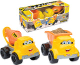 Комплект Строителни Машини43Х15Х16 - Коли, Камиони, Влакове И Самолети - TheSmileOfYourBaby - BebeMama