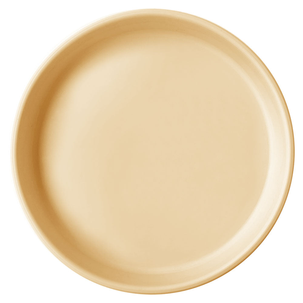 Силиконова Чиния Minikoioi Basics-Plate - Mellow Жълт - Чинии - Minikoioi - BebeMama