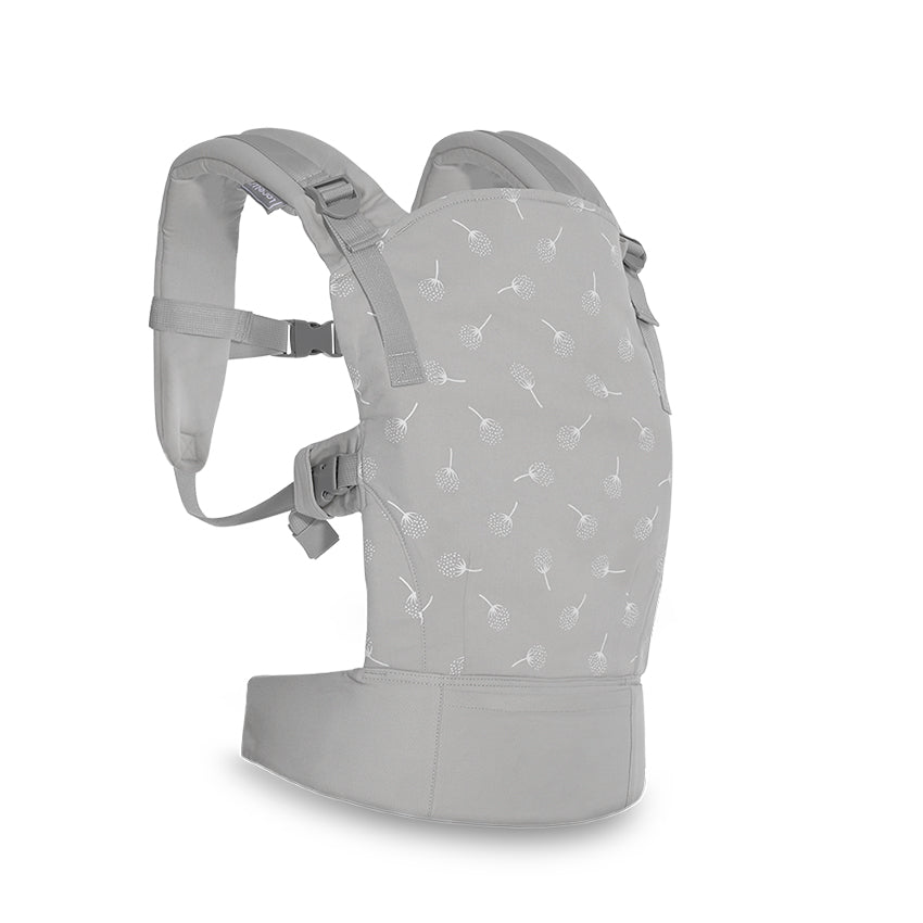 Бебешка Ергономична Раница Wally Grey Floral --- BebeMama