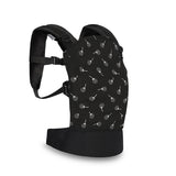 Бебешка Ергономична Раница Wally Black Floral --- BebeMama