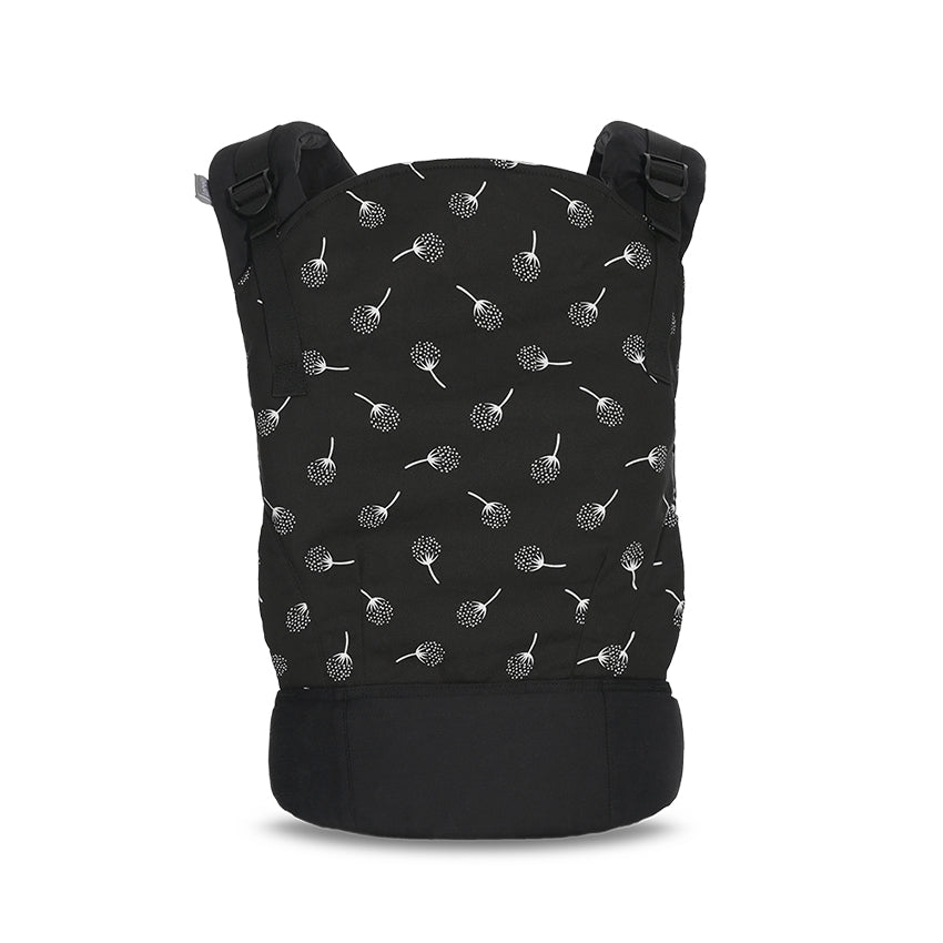 Бебешка Ергономична Раница Wally Black Floral - Ергономични Раници И Кенгура - Lorelli Classic - BebeMama