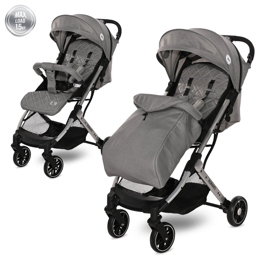 Д.Количка Fiorano Dolphin Grey+Покривало - Комбинирани Колички - Lorelli Classic - BebeMama