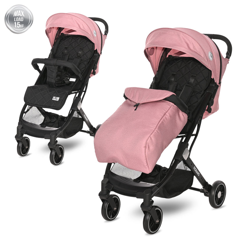 Д.Количка Fiorano Rose Quartz+Покривало - Комбинирани Колички - Lorelli Classic - BebeMama