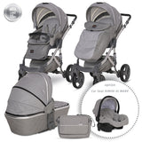 Д.Количка Rimini PremiumGrey - Комбинирани Колички - Lorelli Classic - BebeMama