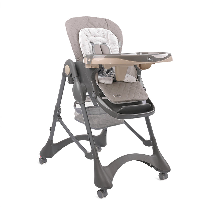Стол За Хранене Bellissimo Almond Beige Еко Кожа --- BebeMama