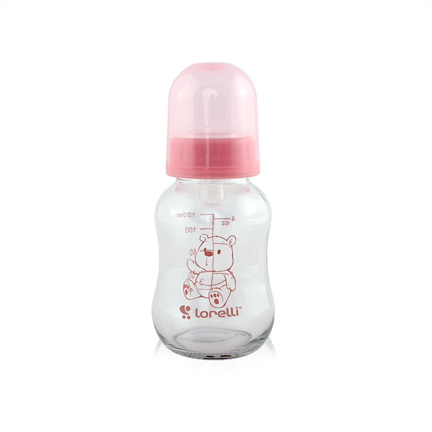 Стъклено Шише 120 Мл Blush Pink --- BebeMama