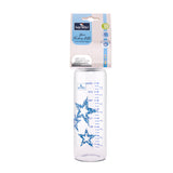 Стъклено Шише Anti Colic 240 Мл Moonligh Син --- BebeMama