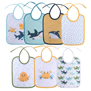 Лигавник 7 Бр Двоен С Вързалки Boy - Лигавници - Baby Care - BebeMama
