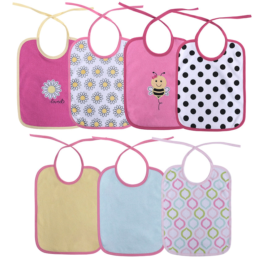 Лигавник 7 Бр Двоен С Вързалки Girl - Лигавници - Baby Care - BebeMama