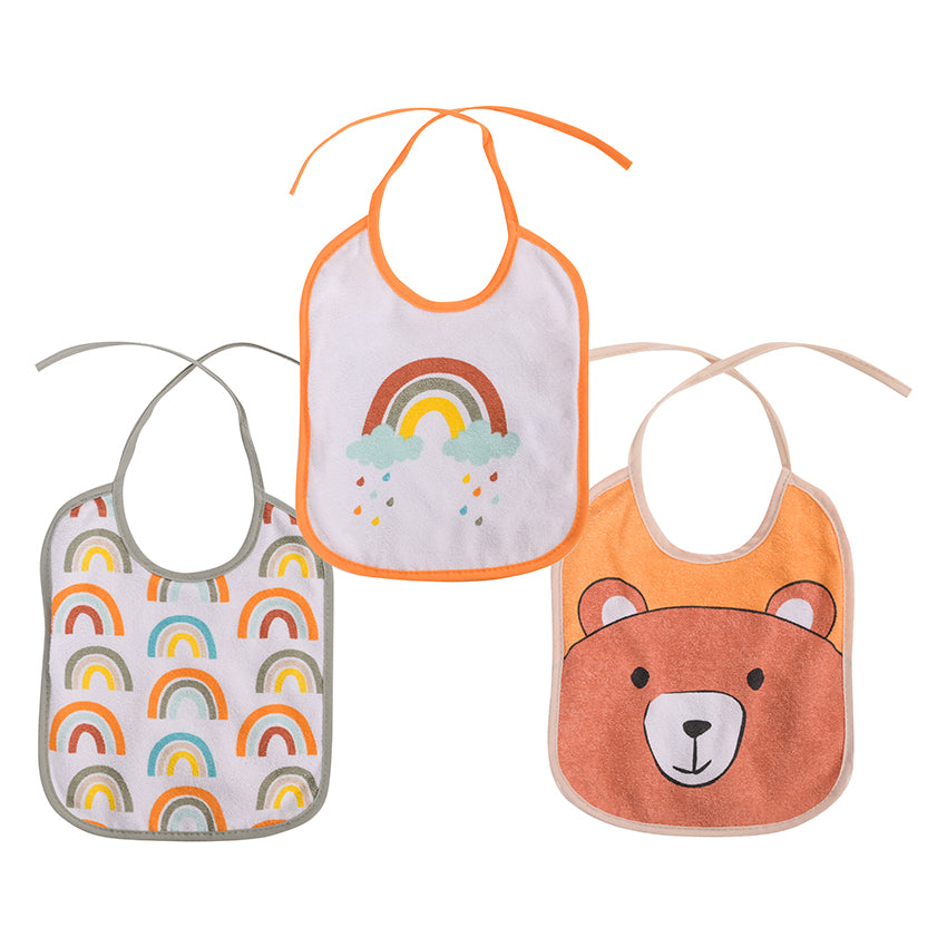 Лигавник 3 Бр С Вързалки Uni - Лигавници - Baby Care - BebeMama