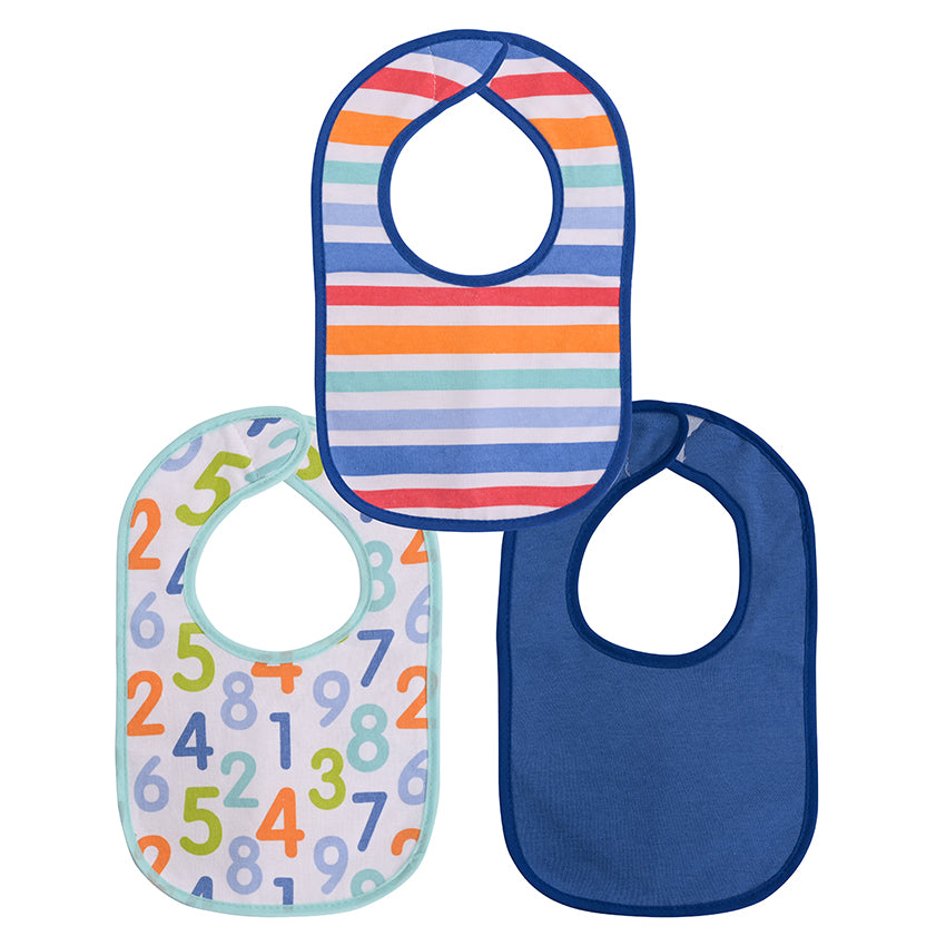 Лигавник Интерлог 3 Бр С Велкро Boy - Лигавници - Baby Care - BebeMama