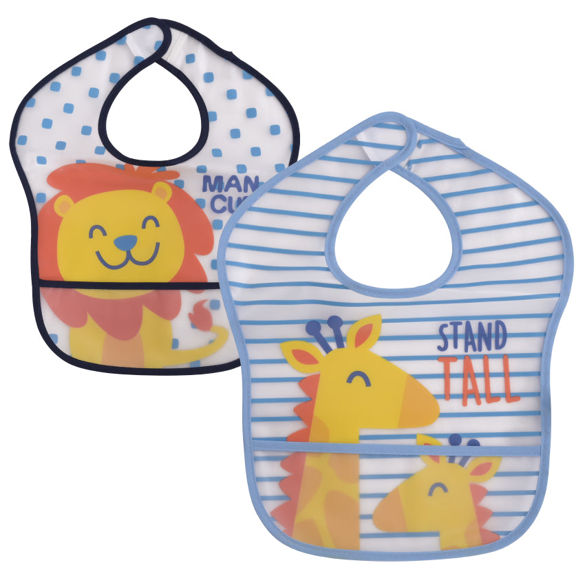 Лигавник Peva 2 Бр С Велкро Boy - Лигавници - Baby Care - BebeMama