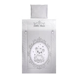 Сет Cosy 3 Части Ранфорс Мечо Сиво - Спални Комплекти - Lorelli Classic - BebeMama