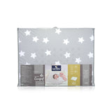 Възглавничка Air Comfort 60/45/9 Cm Звезди Сиво --- BebeMama