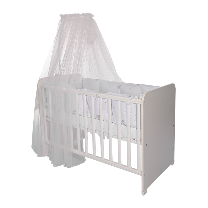 Балдахин Color Pom Pom480/160 Бял - Аксесоари За Стая - Lorelli Classic - BebeMama