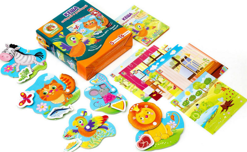Образователна Игра Животни С Копчета 18Х5Х21 --- BebeMama