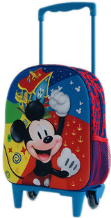 Карета С Колела И ТелескопичнаДръжка И 3Д Раница Мики Маус39Х28Х14 - Детски Раници - TheSmileOfYourBaby - BebeMama